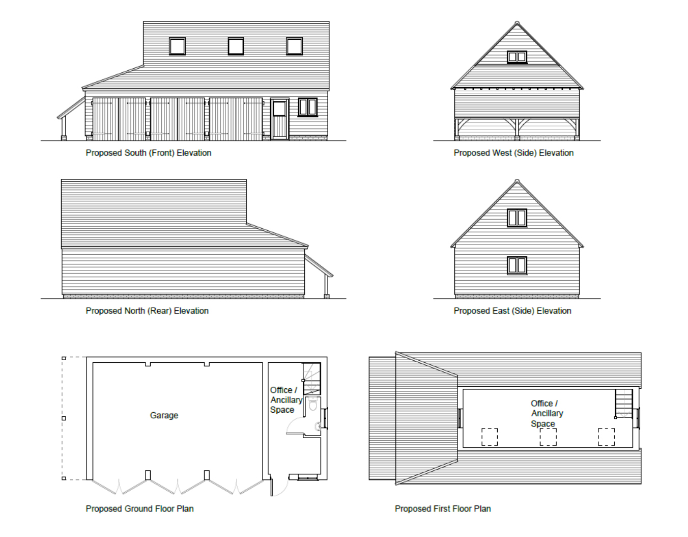 Generous domestic outbuilding